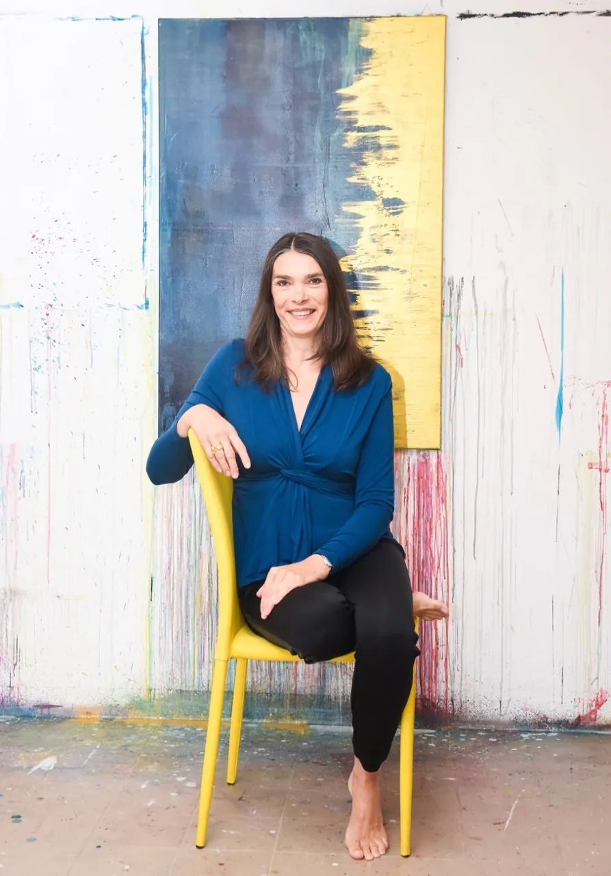 Helga Stein im Atelier 2018 - 1